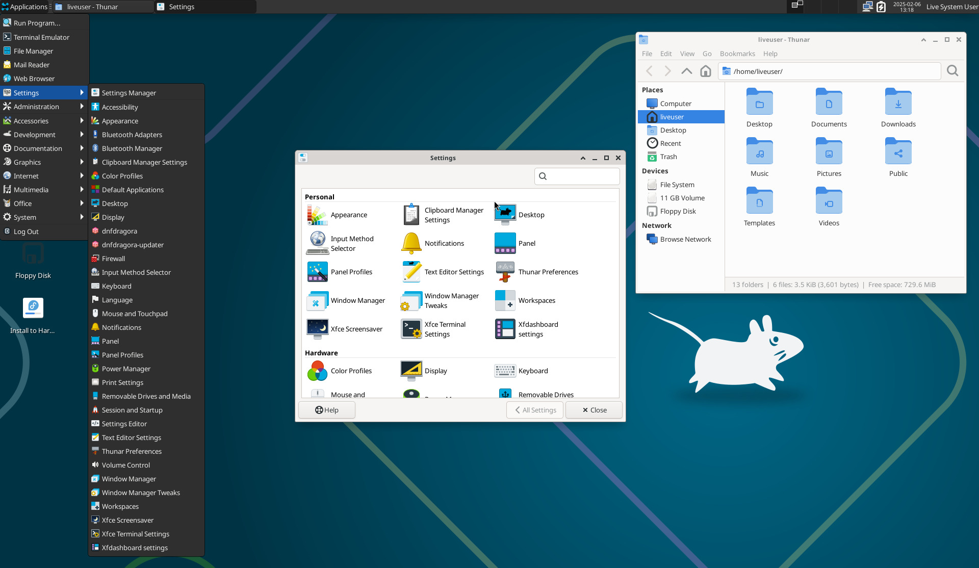 Fedora Games Spin Desktop